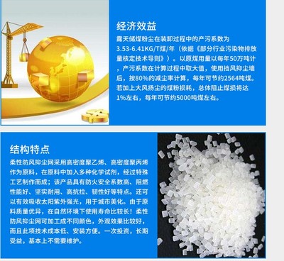 柔性防風抑塵網(wǎng)在煤炭儲運中的重要作用